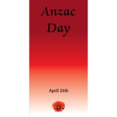 ANZAC Day Flag - Red Gradient (67)