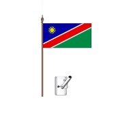 Namibia Flag Bracket and Pole Kit