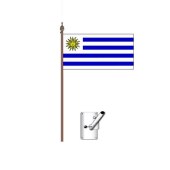 Uruguay Flag Bracket and Pole Kit