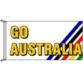 Go Australia (Stripes) Flag