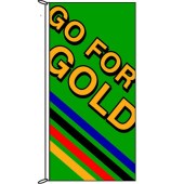 Go for Gold (Stripes) Flags