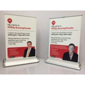 A4 Single Sided Pull Up Banner 