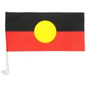 Aboriginal Car Flag and Pole Set