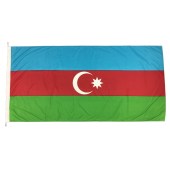 Azerbaijan Flag 1800mm x 900mm (Knitted)