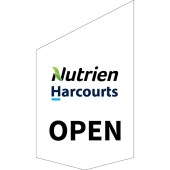 Nutrien Harcourts Open Shop Front Banner White