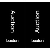 Buxton Auction Flag Black