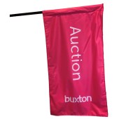 Buxton Auction Pink Signboard Flag Kit