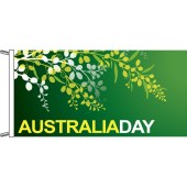 Australia Day wattle design, horizontal finish.