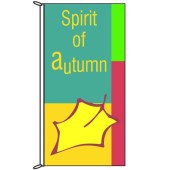 Autumn Flag - Spirit of Autumn Green 900mm x 1800mm (Knittted)