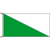 Green and White Flag