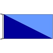 Royal Blue and Sky Blue Flag
