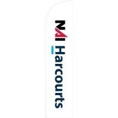 NAI Harcourts Corporate Feather Flag 650mm x 3000mm