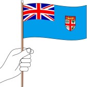 Fiji Hand Flag Handwaver