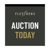 Fletchers Auction Today Flag  (True Double Sided)