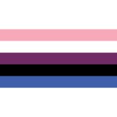Gender Fluid Flag, 1800 x 900mm