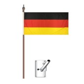 German Flag Bracket and Pole Kit