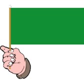 Green Hand Flag Handwaver