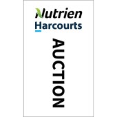 Nutrien Harcourts Auction (2020) White 1800mm x 900mm (Knitted)