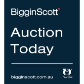 Biggin & Scott Auction Today Signboard Flag