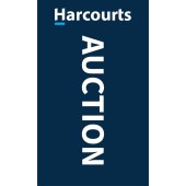 Harcourts Auction Signboard Flag