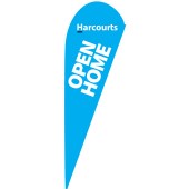 Harcourts Open Home Medium Teardrop Flag