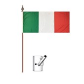 Italian Flag Bracket and Pole Kit