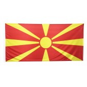 Macedonia Flag 1800mm x 900mm (Knitted)