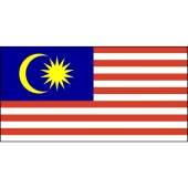 Malaysia hand sewn flag, Malaysia fully sewn flag