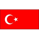 Turkey fully sewn flag, Turkey hand sewn flag