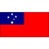 Samoan Flag 1800mm x 900mm (Knitted)