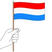Netherlands Hand Flag Handwaver