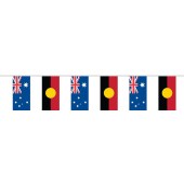 Australian Aboriginal fabric bunting