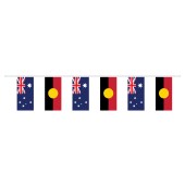 Australian/Aboriginal Plastic Bunting 10m