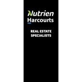 Nutrien Harcourts (2020) Black Pull Up Banner 850 x 2000mm Deluxe Base