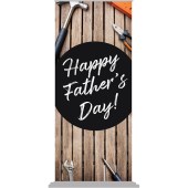 Fathers Day Design Pull Up Banner
