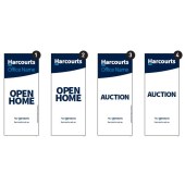 Harcourts PUB - Open Home and Auction Banners White