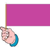 Purple Hand Flag Handwaver