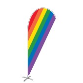 Rainbow Teardrop Kit - Flag and Base