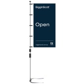 Biggin & Scott Open Flag for Rotapole