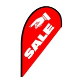 Sale Small Red Teardrop Flag Kit