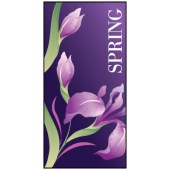 Spring Flag Purple 900mm x 1800mm (Knitted)