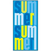 Summer Flag Blue and Yellow 900mm x 1800mm (Knitted)