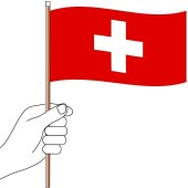 Switzerland Hand Flag Handwaver