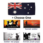 Australian and Lest We Forget Flag Bundle