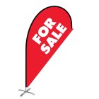 For Sale red small teardrop flag kit