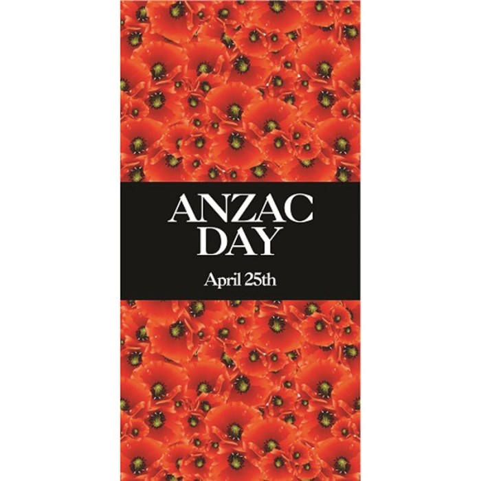 ANZAC Day Flag  -  Field of Red Poppies (29)