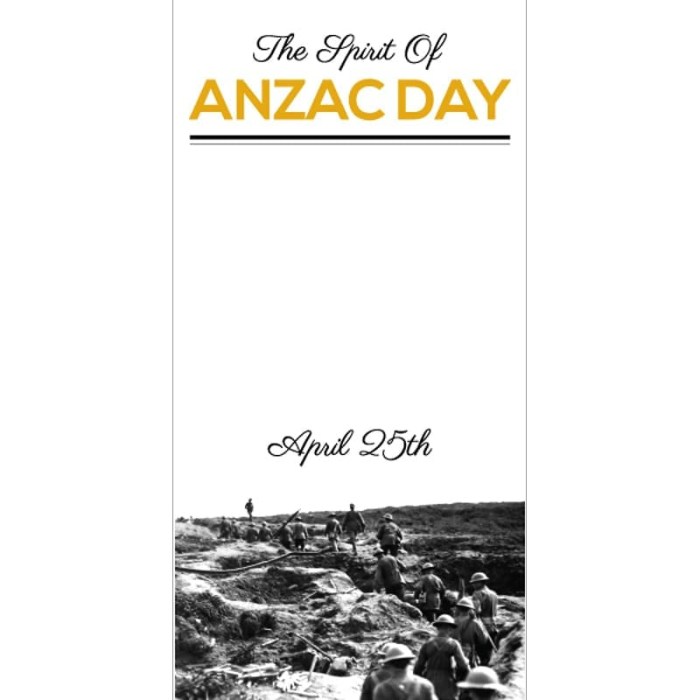ANZAC Day Flag - The Spirit of ANZAC DAY (34)