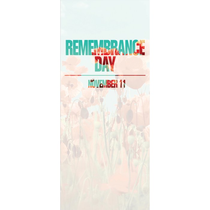 Remembrance Day Flag 3c