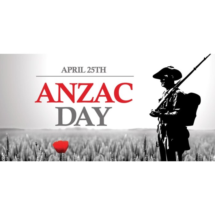 ANZAC Day Flag  -  Soldier and Red Poppy (61)