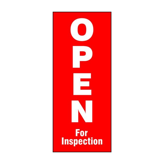 Open for Inspection Flag